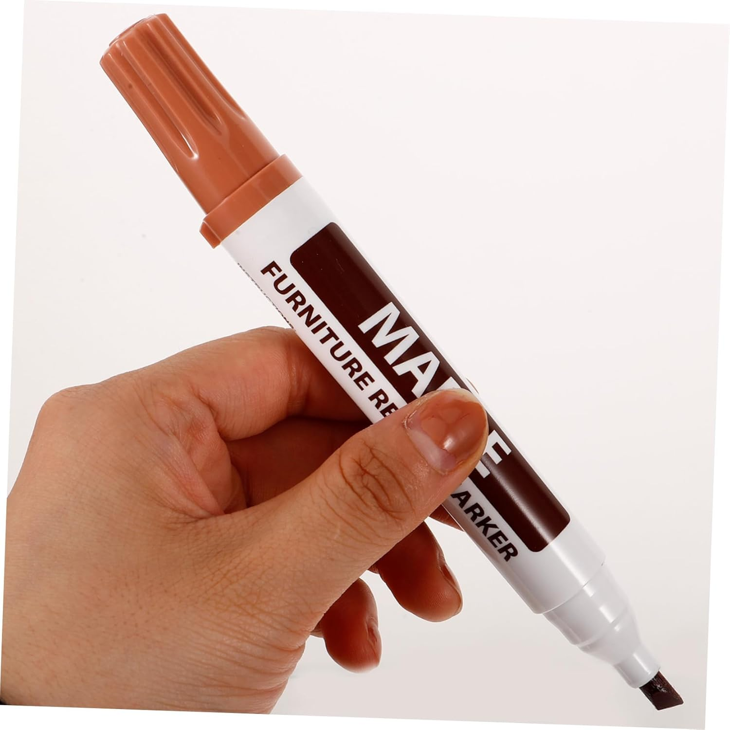 8Pcs Furniture Repair Pen Wood Stain Scratch Repair Markers Fast-Drying Strong Coverage for Hardwood Floors Furniture Touch-Up Kit image number 3