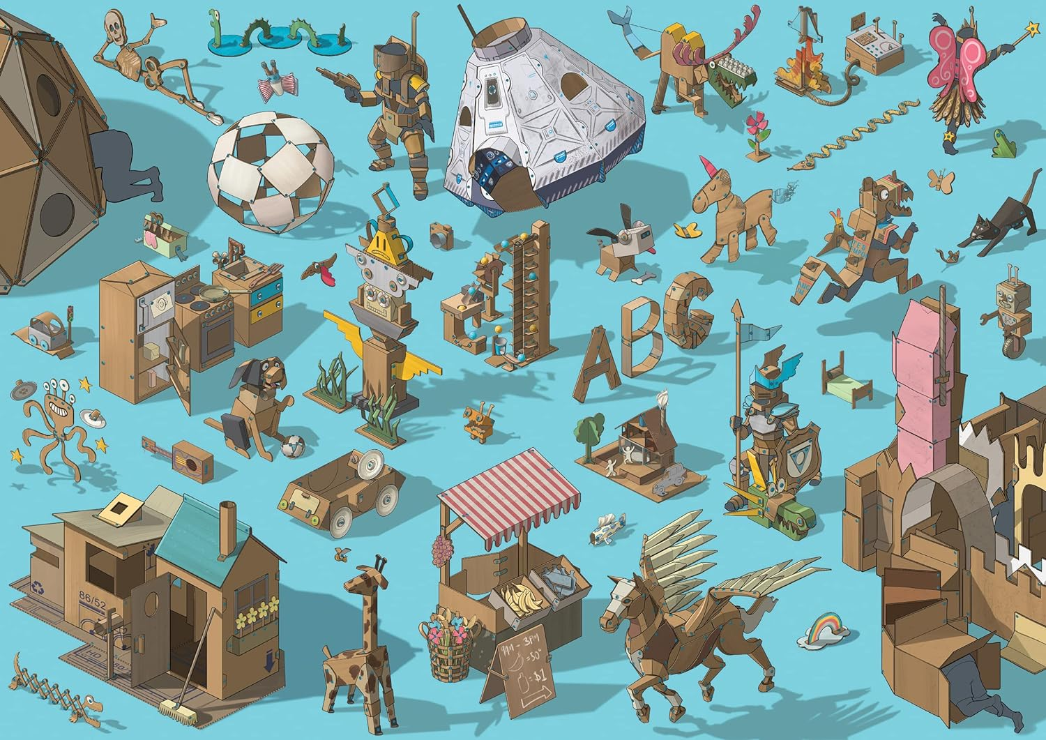 Makedo Scru+ 120 | 120 Piece Set for Kids Age 4+ | Perfect for Classroom STEM Learning image number 1