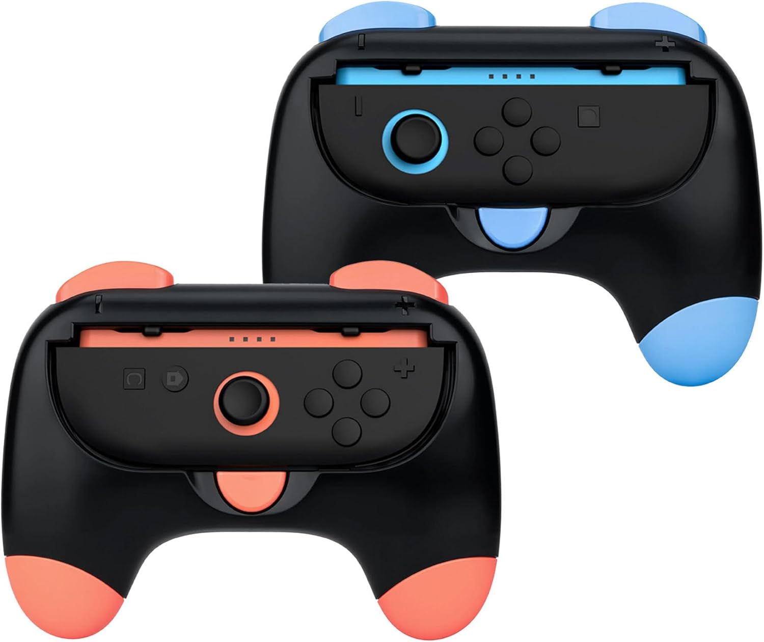 Mcbazel Joy Con Grips for N-Switch 2 Controllers - Ergonomic Anti-Slip Handles with Enhanced LR Triggers, Snug Fit ABS Accessories Kit (2 Pack) image number 2