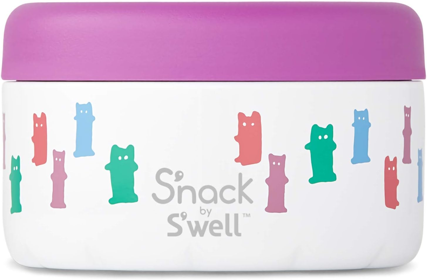 S'Well S'Nack by Stainless Steel Food Container - 10 Oz - Peppermint Tree - Double-Layered Insulated Bowls Keep Food Cold for 10 Hours and Hot for 4 - Bpa-Free