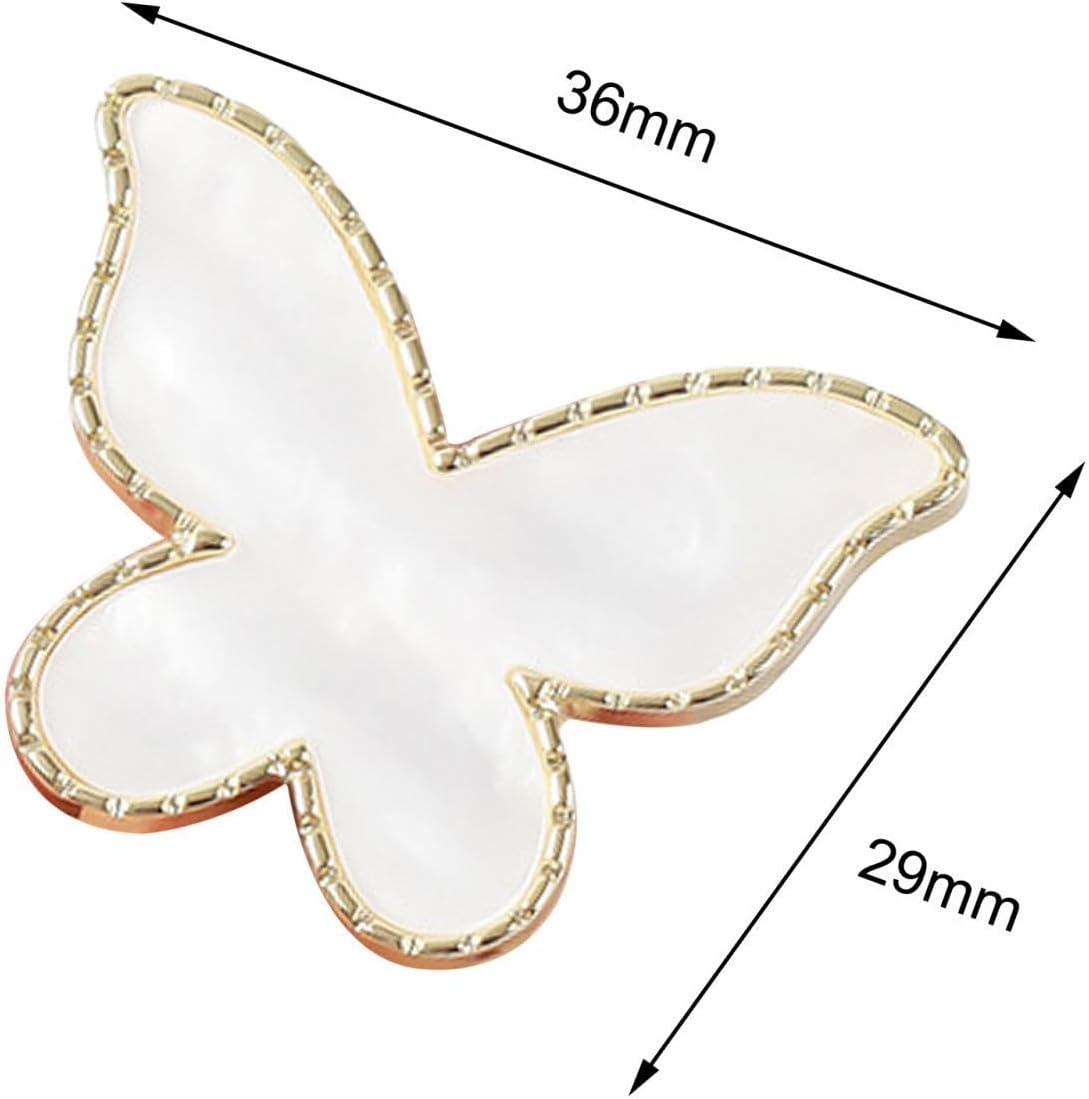 "Abbraccia" Nail Art Palette Color Mixing Plate Eyelash Glue Holder Women Gift Nail Art Accessories Nail Color Palette DIY Color Plates, White image number 2