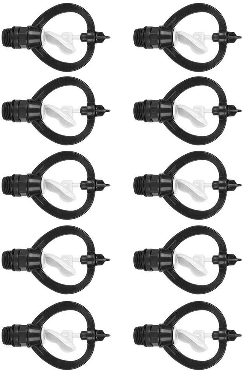 10Pcs Plastic G1/2In Spray Sprinkler Butterflies Rainshaped Nozzle, Agricultural Irrigation Water Spray Misting Nozzle, Sprinkler for Plants Garden & Lawn Irrigation image number 5