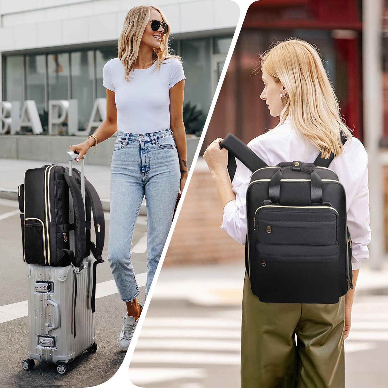 BERTASCHE Travel Backpack for Women image number 5