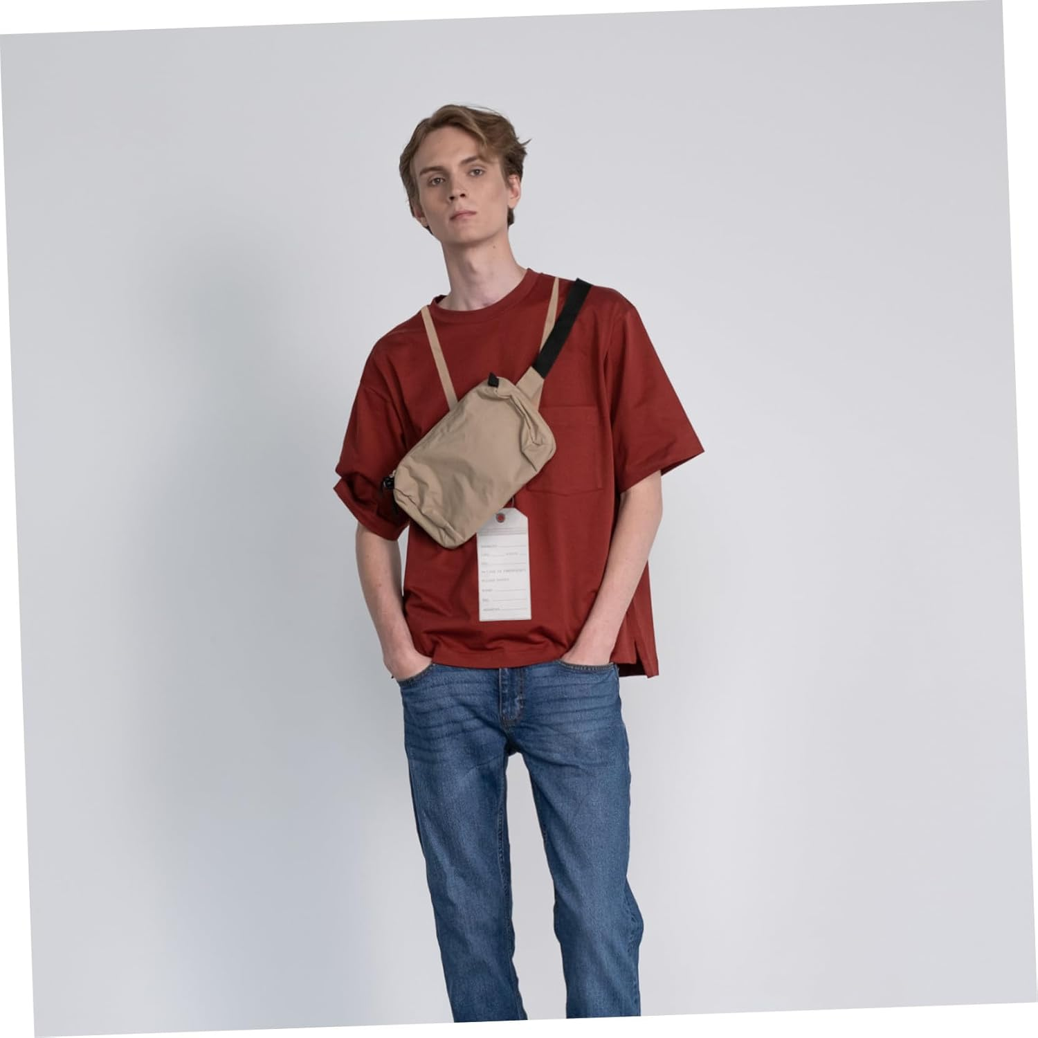 Angoily PVC Waterproof Luggage Tag Holders 5Pcs 19X9Cm Badge Id Cover for Cruise Travel Suitcase with Sturdy Badge Holder image number 2