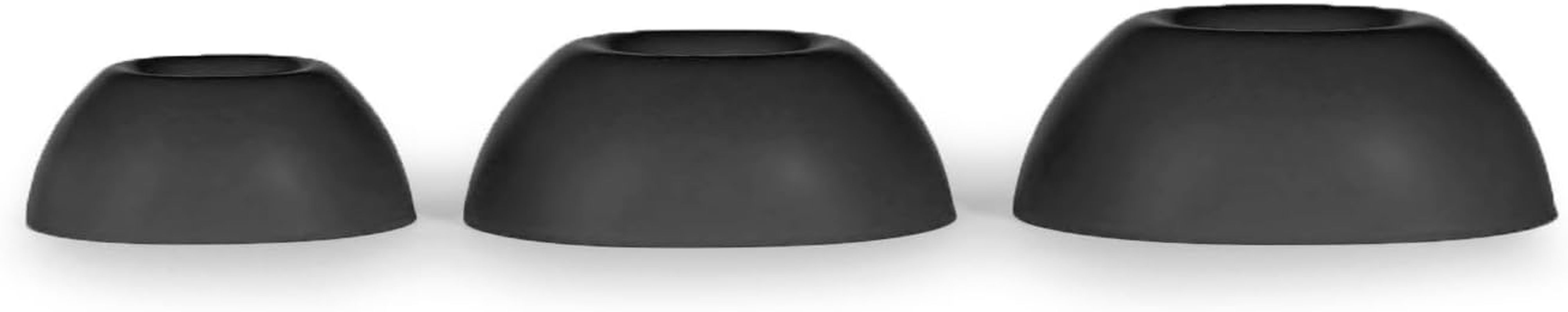 Okuli Set of 12 Silicone Earbuds Ear Tips for Bose Quietcomfort II & Ultra Earphones in Black