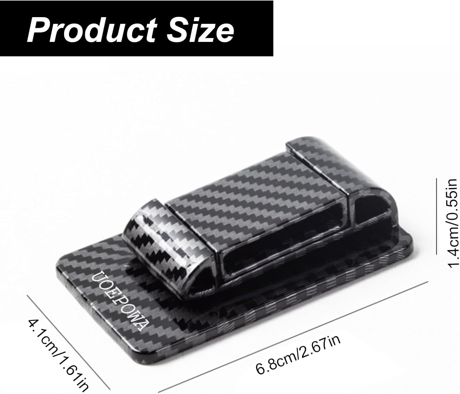 UOEPOWA Car Interior Seat Belt Holder, Universal Prevent Noise Auto Seat Belt Strap Positioner, Car Seat Belt Interior Accessories Compatible with Most Vehicle