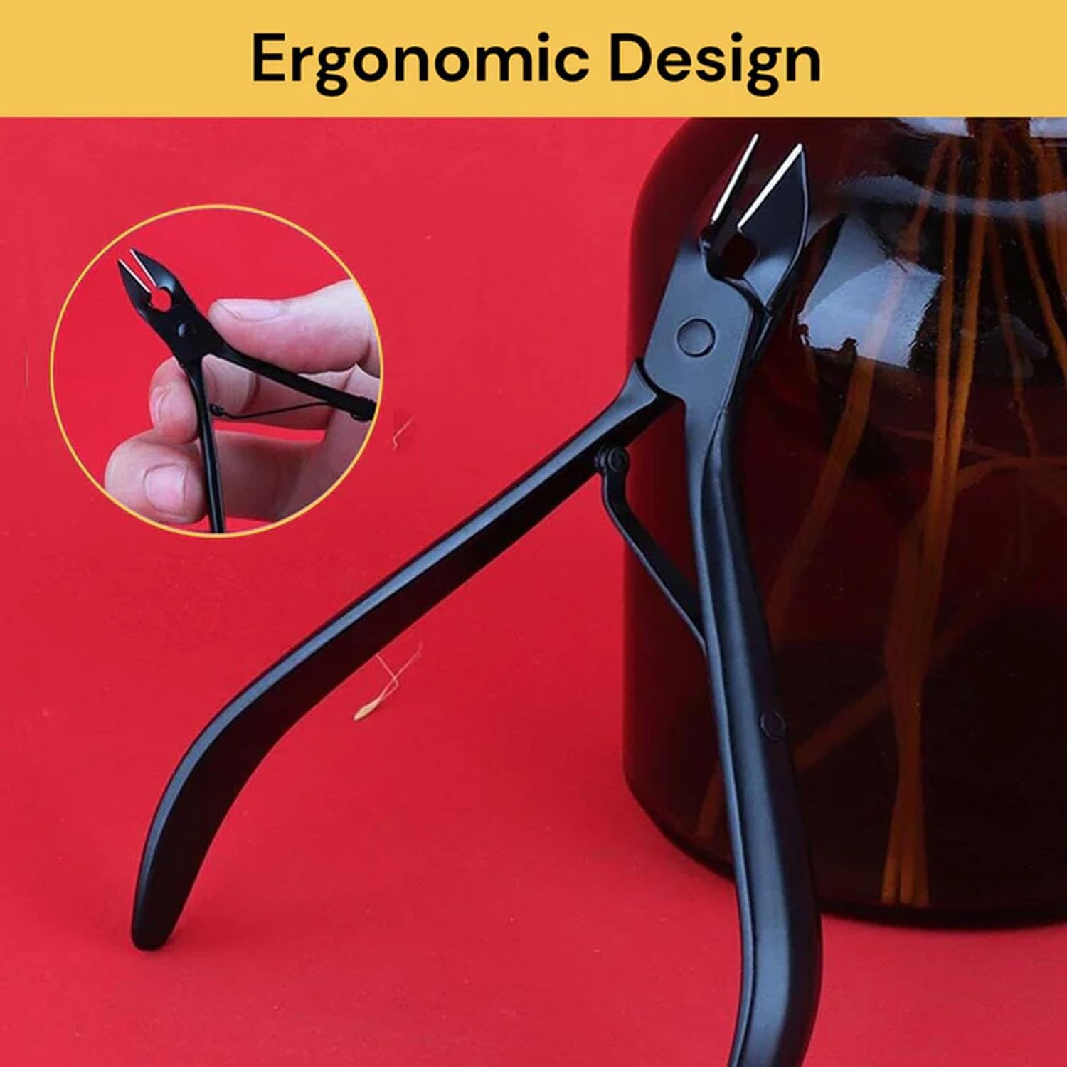 EZONEDEAL Manicure Pedicure Nail Clipper Set - 23 in 1 Stainless Steel Professional Manicure Pedicure Kit,Nail Kit with Black Travel Case image number 6