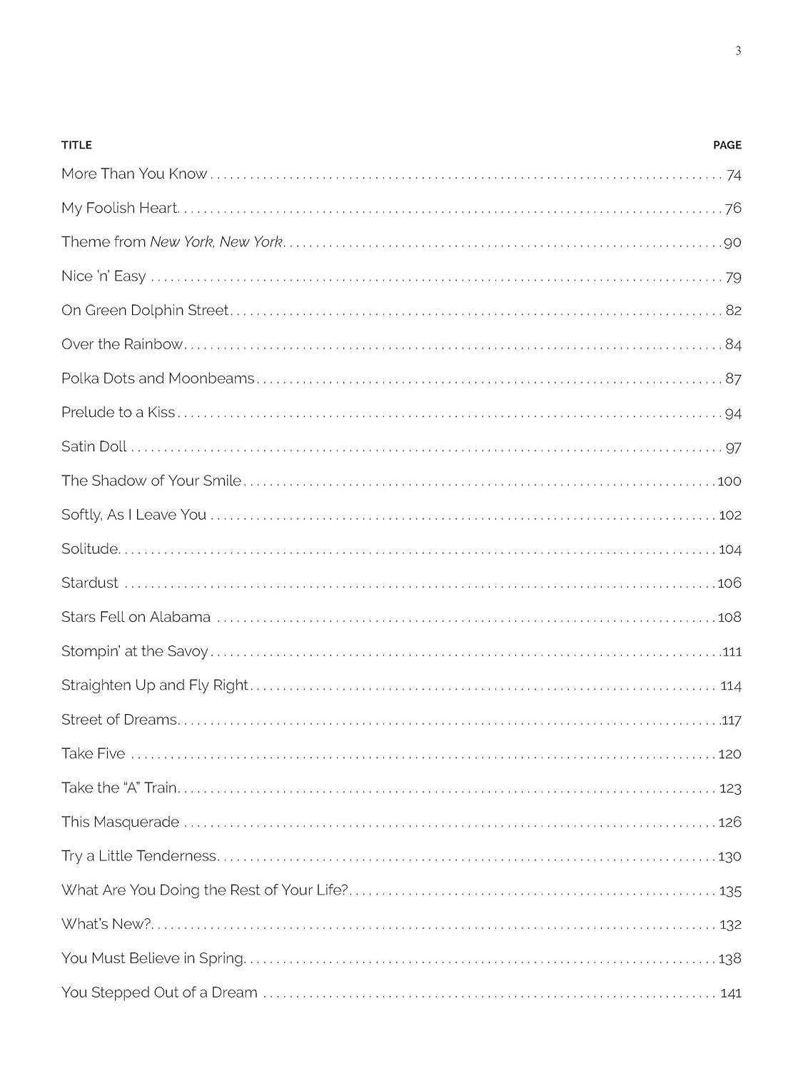 Alfred'S Easy Piano Songs -- Standards & Jazz: 50 Classics from the Great American Songbook