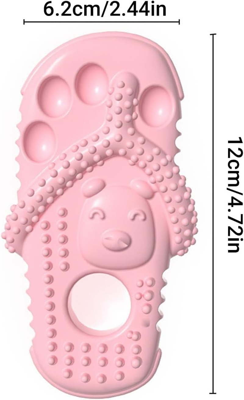 AIMALL Pet Toys Bite Slippers - Durable Dog Chew Toys for Teething & Dental Health, Bite-Resistant Rubber, Interactive Cat & Dog Toys image number 3