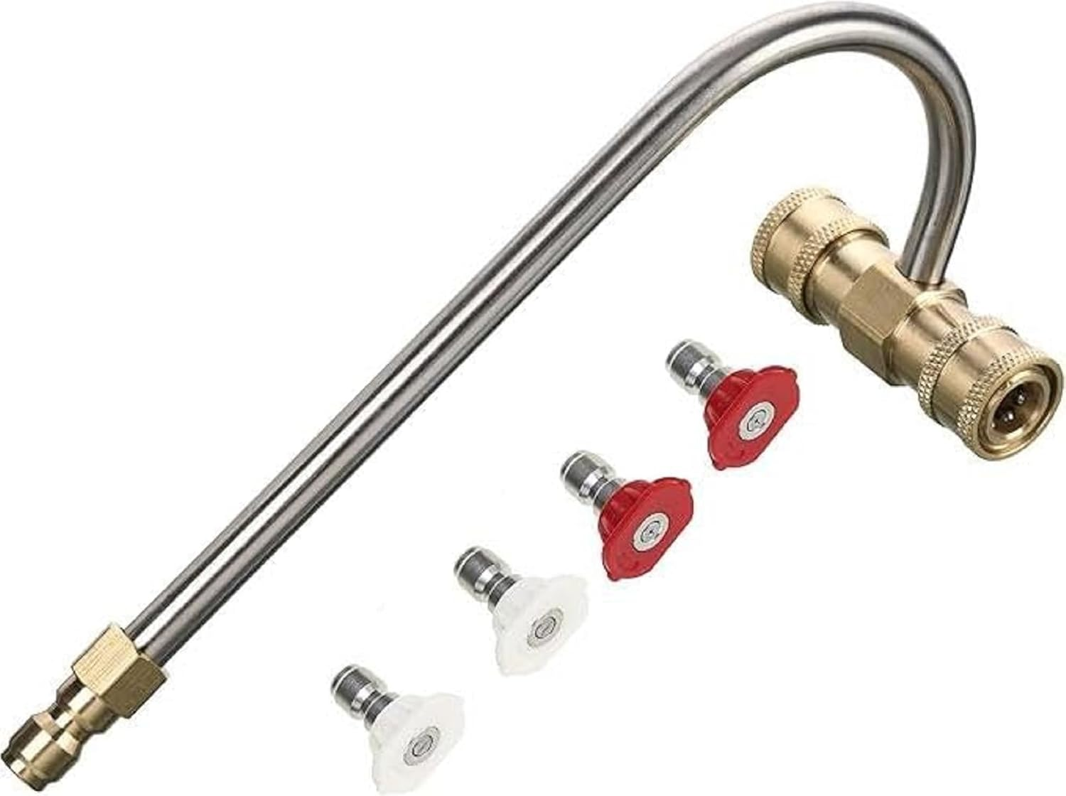 High Pressure Washer Gun Adapter with 1/4'' Quick Connect Female Fitting Compatible with Karcher/K&auml;rcher K Series K2, K3, K4, K5, K6, K7 High Pressure Washer