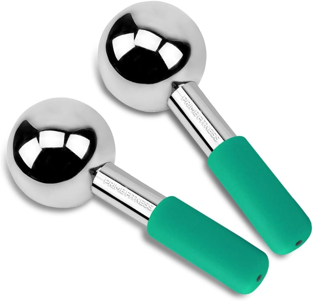 Magic Cool Roller Ball Face Massage Tool for Face and Neck Ice Globe, Cryo Glober Magic Steel