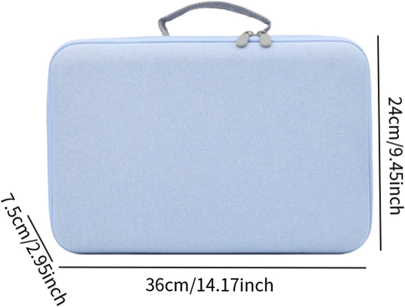 MYCENSE Travel Carrying Case for Dryer, Storage Case Dryer Carrying Bag, Dustproof Hairdryer Storage Carrying Case, Blue