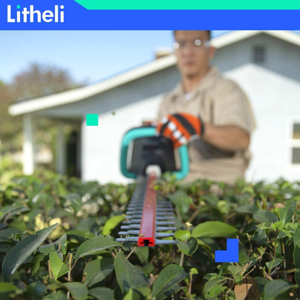 Litheli 40V Cordless 21 Inches Hedge Trimmer, Multicolor