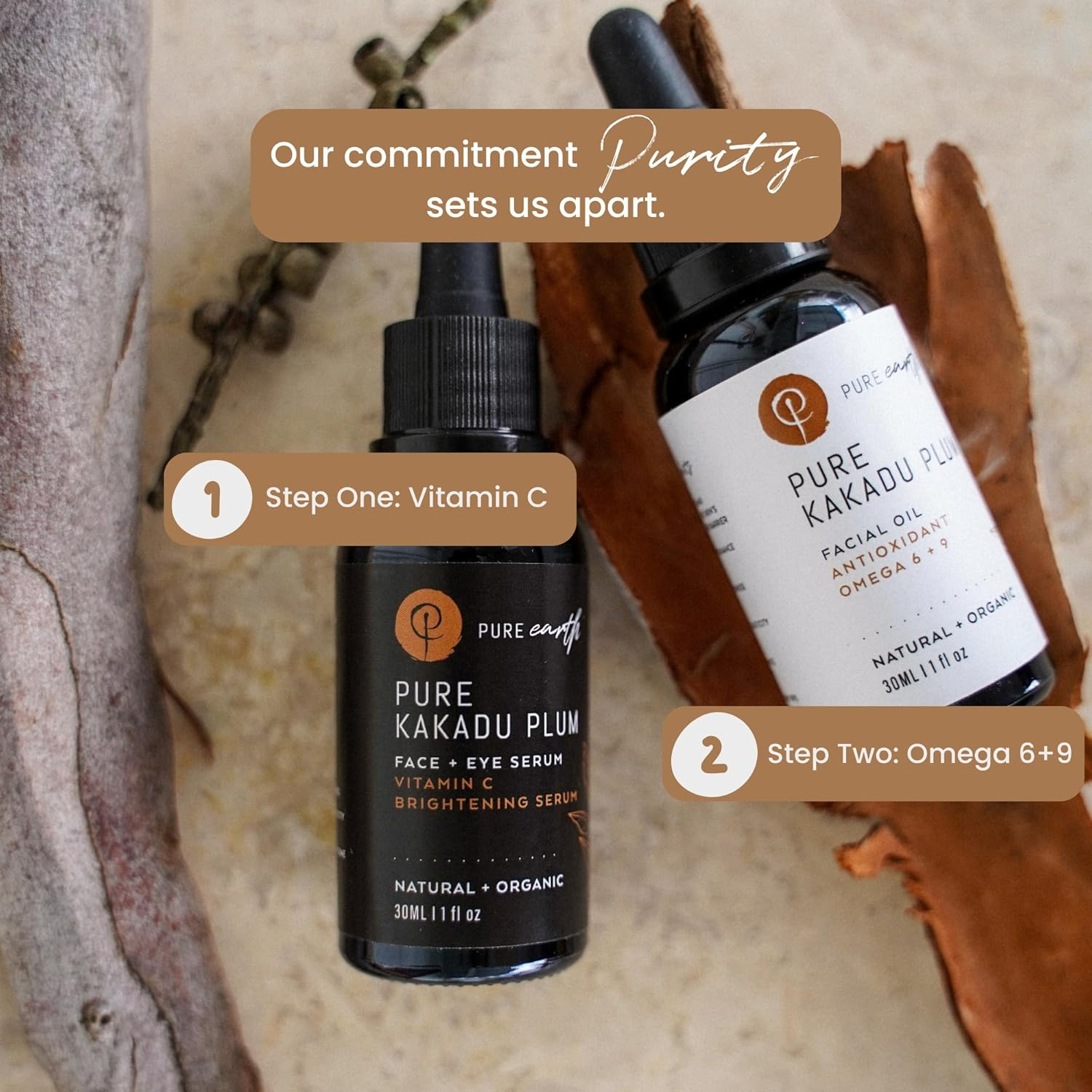 Pure Earth Kakadu Plum Vitamin C Serum for Face &ndash; Natural Skin-Brightening & Anti-Aging Serum with the World'S Richest Source of Vitamin C, Australian Made, Targets Dark Spots, Fine Lines, Wrinkles, & Uneven Tone; 30Ml image number 4