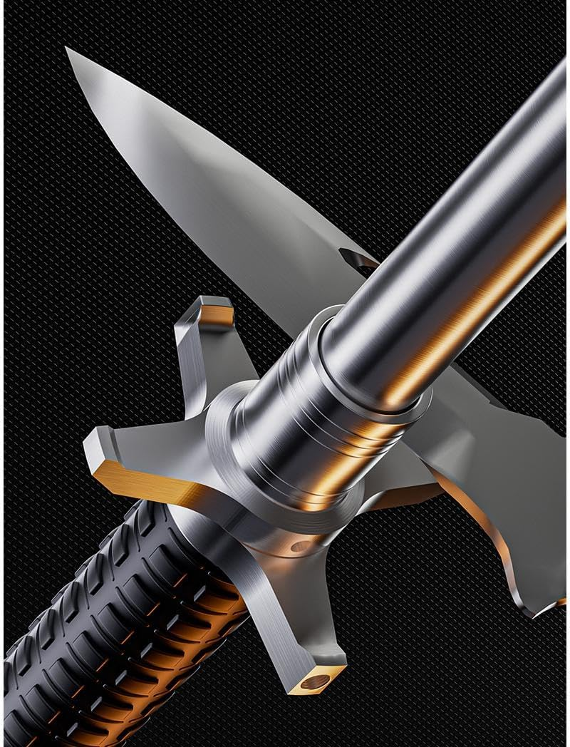 Telescopic Trekking Pole, Hand-Held Collapsible Stick, Expandable Baton, 78Cm Extended Length, Anti-Slip Grip, Lightweight Hiking and Mountaineering Staff with Carry Bag image number 5