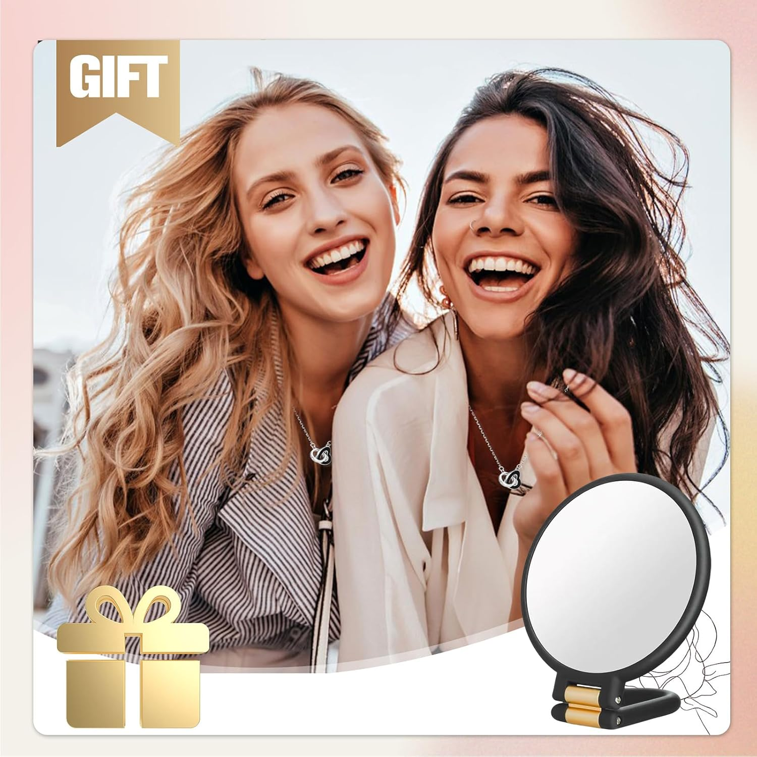 TELAIN 30X Magnifying Mirror for Travel with Handle, Double-Sided 1X/30X Magnification Hand Mirror for Makeup image number 6