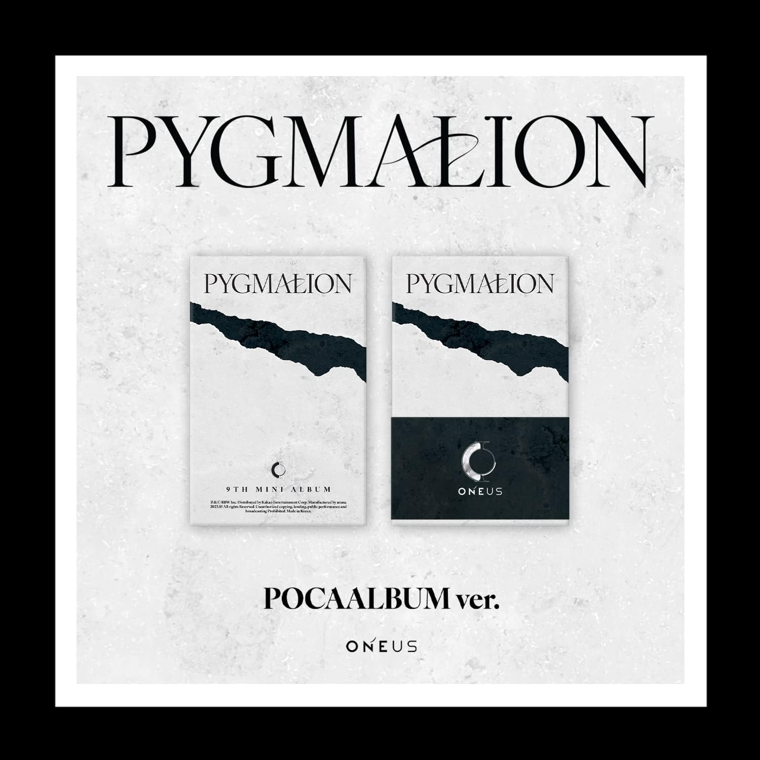 ONEUS PYGMALION 9Th Mini Album POCA Version Photostand+1P QR Card+2P Photocard+2Ea Sticker+Tracking Sealed image number 1