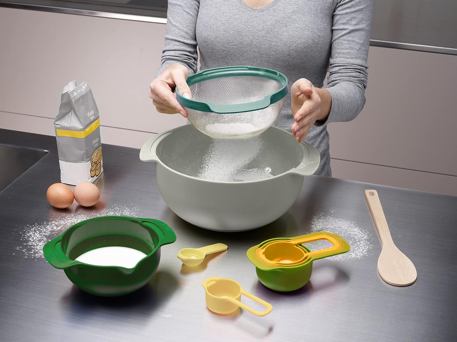 Joseph Joseph Nest 9 Plus, 9-Piece Nesting Set - Opal image number 2