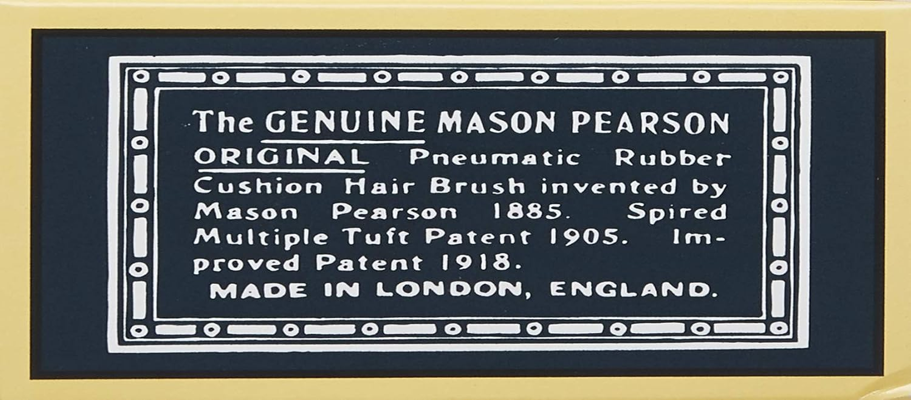 Mason Pearson Extra Small Pure Bristle Brush - B2 Dark Ruby, 2 Count image number 1