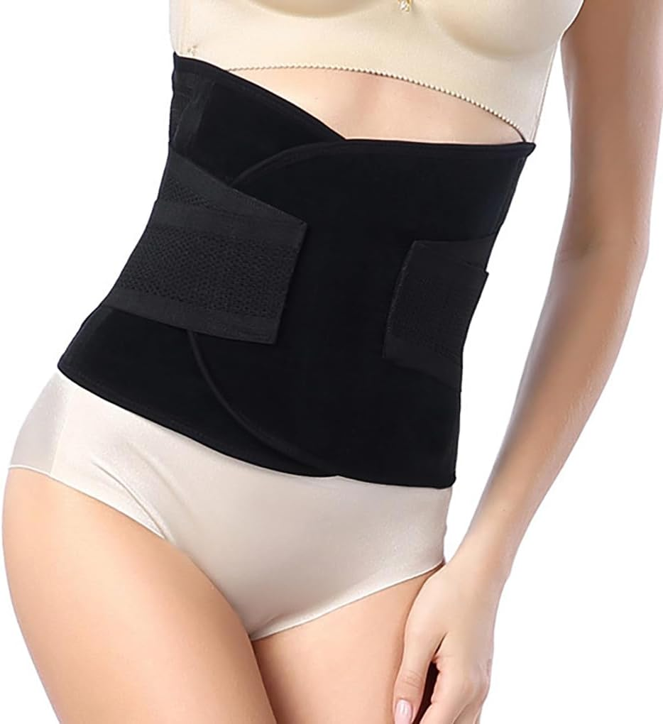 Vivva Belly Band Recovery Support Belt Wrap- Post Partum Girdles Tummy Bandit Binder - Postnatal Abdomen Pelvic Compression Corset Binding Body Shaper Shapewear