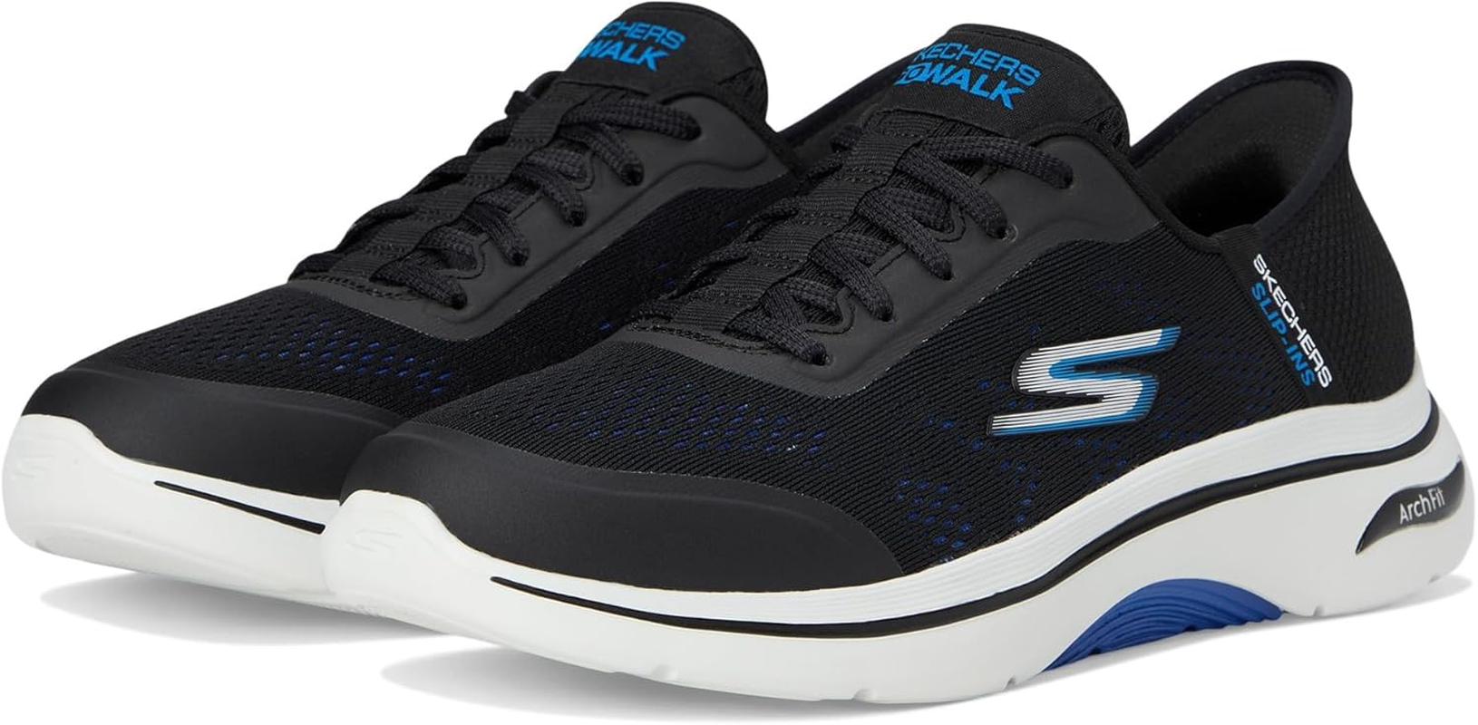 Skechers Men'S Go Walk Arch Fit 2.0 Simplicity 2.5 Trainers, Black, 42.5 EU image number 2