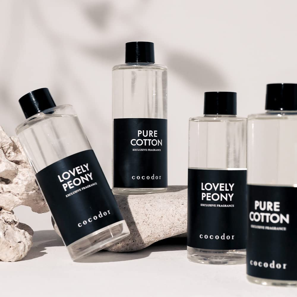 COCODOR Reed Diffuser Oil Refill/Refreshing Air / 200Ml / 3 Pack/Aromatherapy, Home Fragrance, Scented Oils, Oils for Reed Diffuser, Bathroom Home Decor