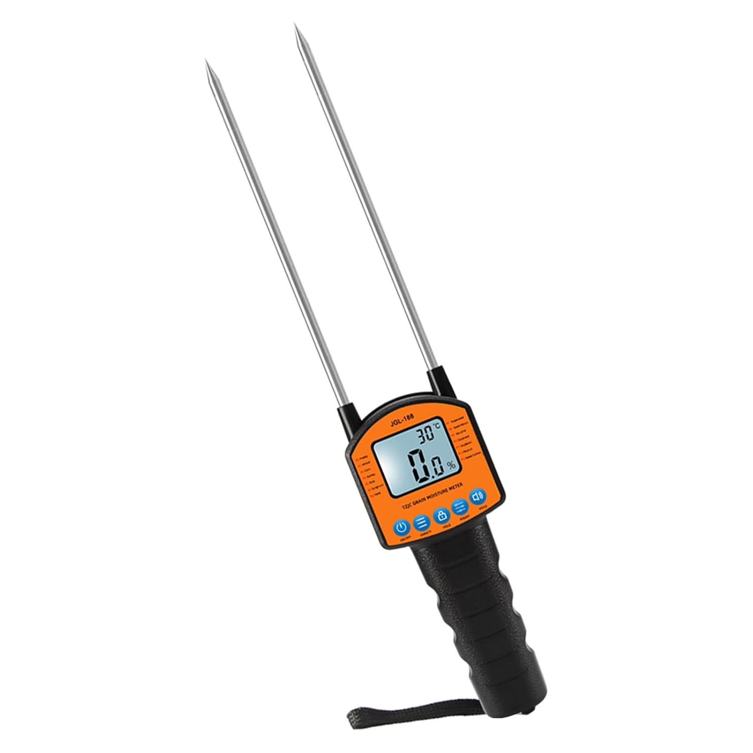 Grain Meter with Screen and Backlight for 14 Kinds of Crops Broadcast Function image number 3