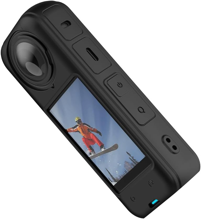 XICEN Insta 360 X4 Protective Case, Insta 360 X4 Accessories, Silicone Case Camera Protective Kit for Insta360 X4, X4 Panoramic Action Camera Protector Sleeve Cover Accessories