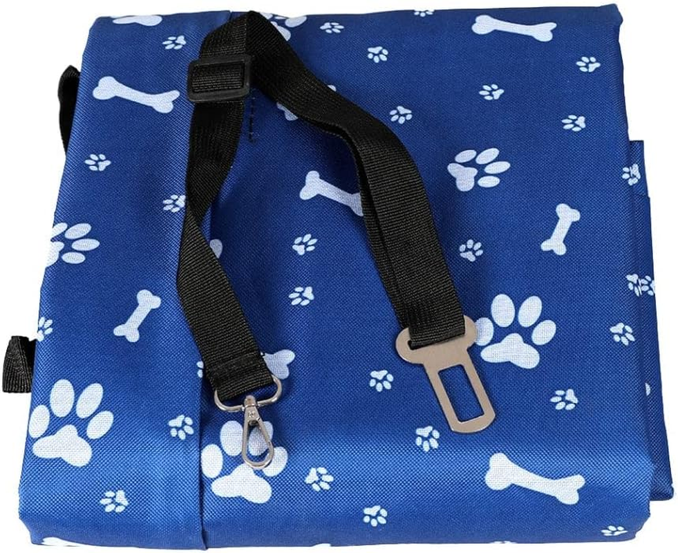 Pawz Pet Back Car Seat Cover Hammock Nonslip Dog Puppy Cat Waterproof Rear Blue image number 1