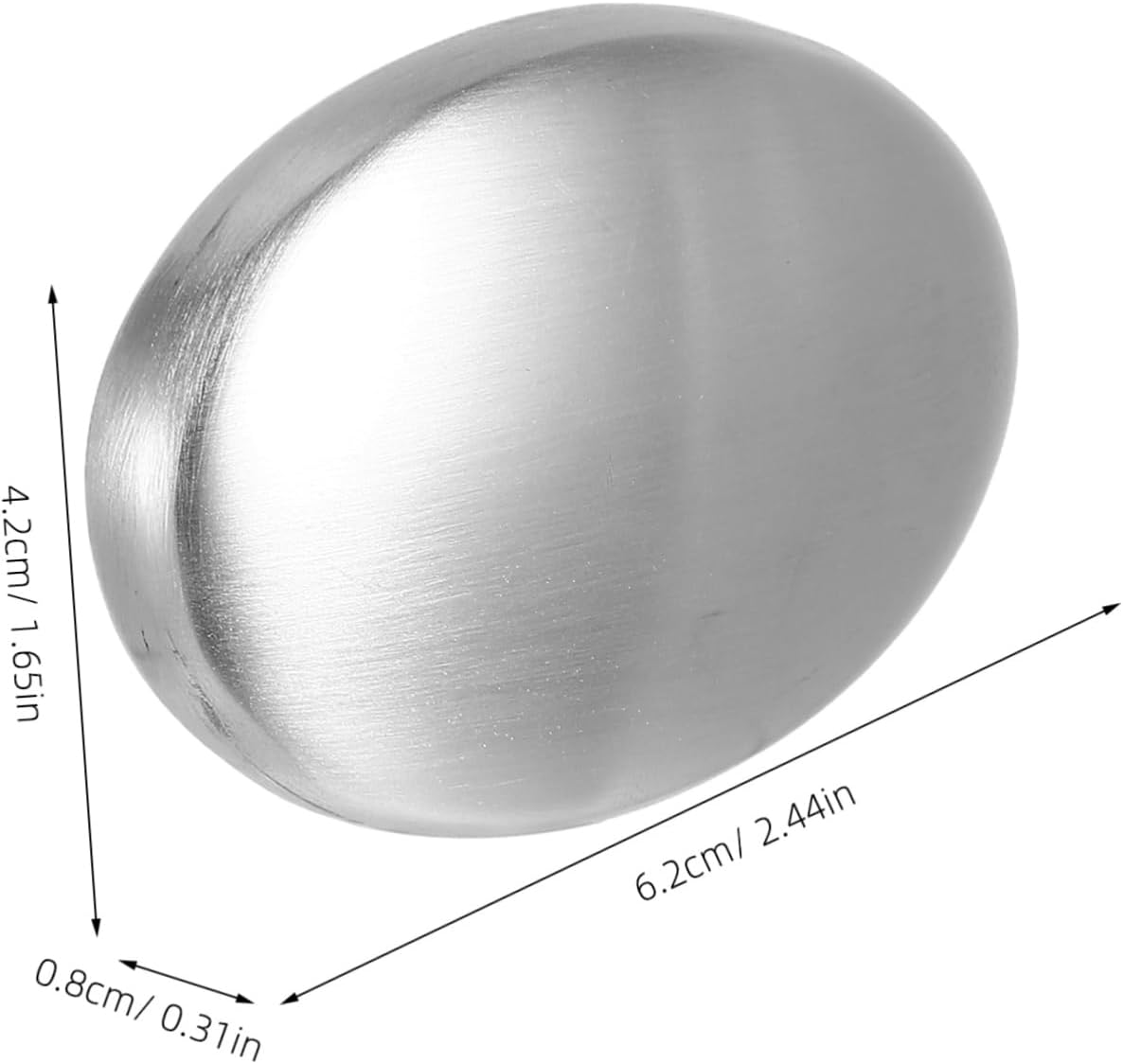 Gatuida Metal Odor Absorber Soap Stainless Wash Soap for Dishwasher Safe Portable image number 2