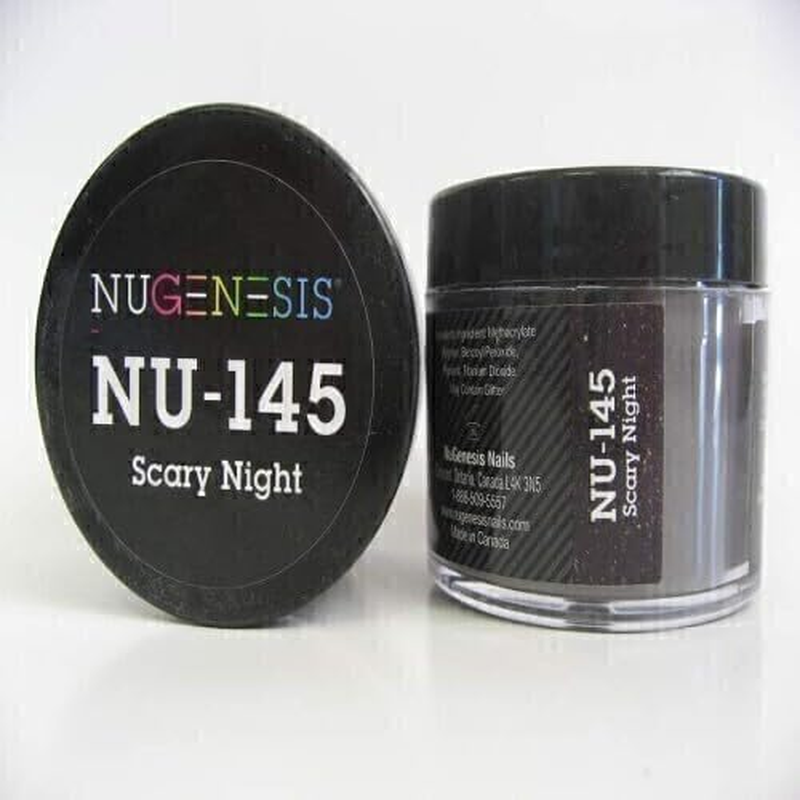 Nugenesis Dipping Powder Nail System Color NU-145 - Scary Night - 43G