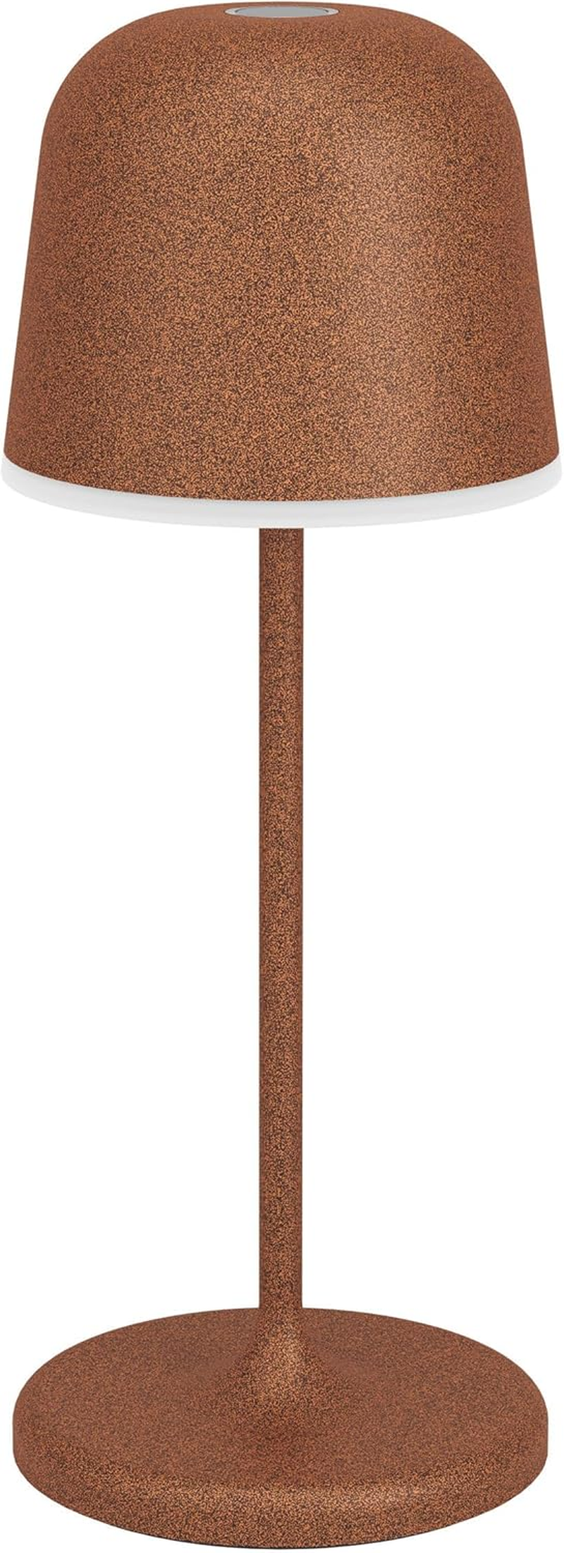 EGLO Mannera-S LED Battery Table Lamp Outdoor Wireless Outdoor Table Lamp Touch Dimmable Outdoor Light with Ground Spike Aluminium Steel in Rust Brown IP54 image number 1