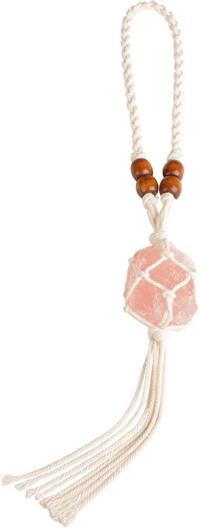 Healing Crystals Feng Shui Hanging Ornament Car Ornament Meditation Hanging Ornament Window Ornament for Home Decor (1 Piece Amethyst)