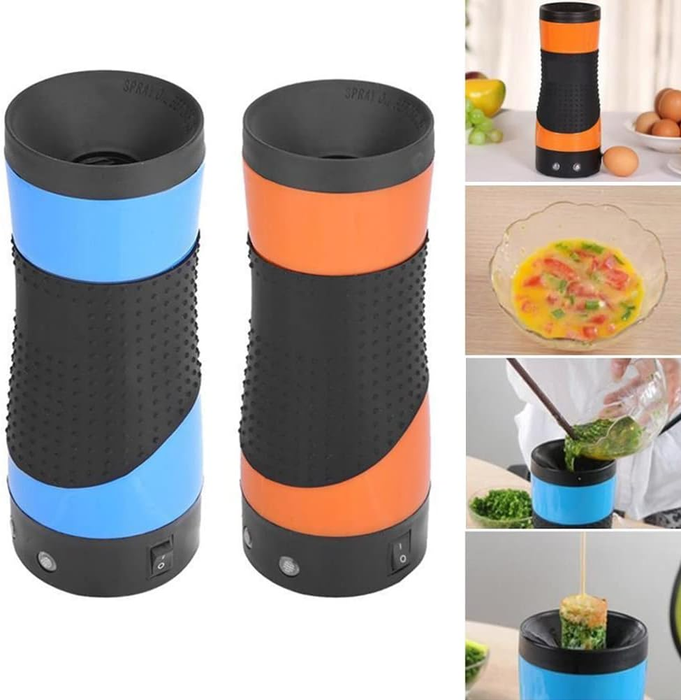 Electric Egg Roll Machine Egg Sausage Machine Egg Roll Maker Automatic Stick Egg Cup Omelette Breakfast Machine Egg Boiler Vertical Nonstick Cook Kitchen Cooking Tool (Color : Green)