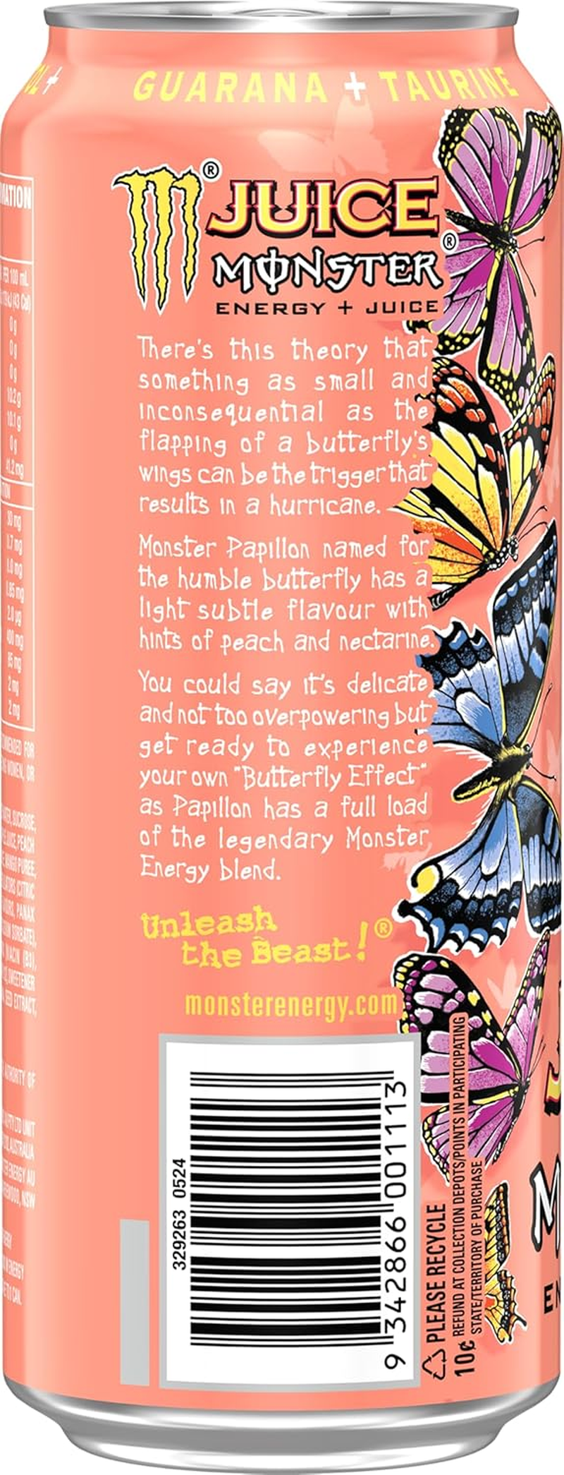 Monster Energy Drink Juice Papillon 24 X 500Ml image number 1