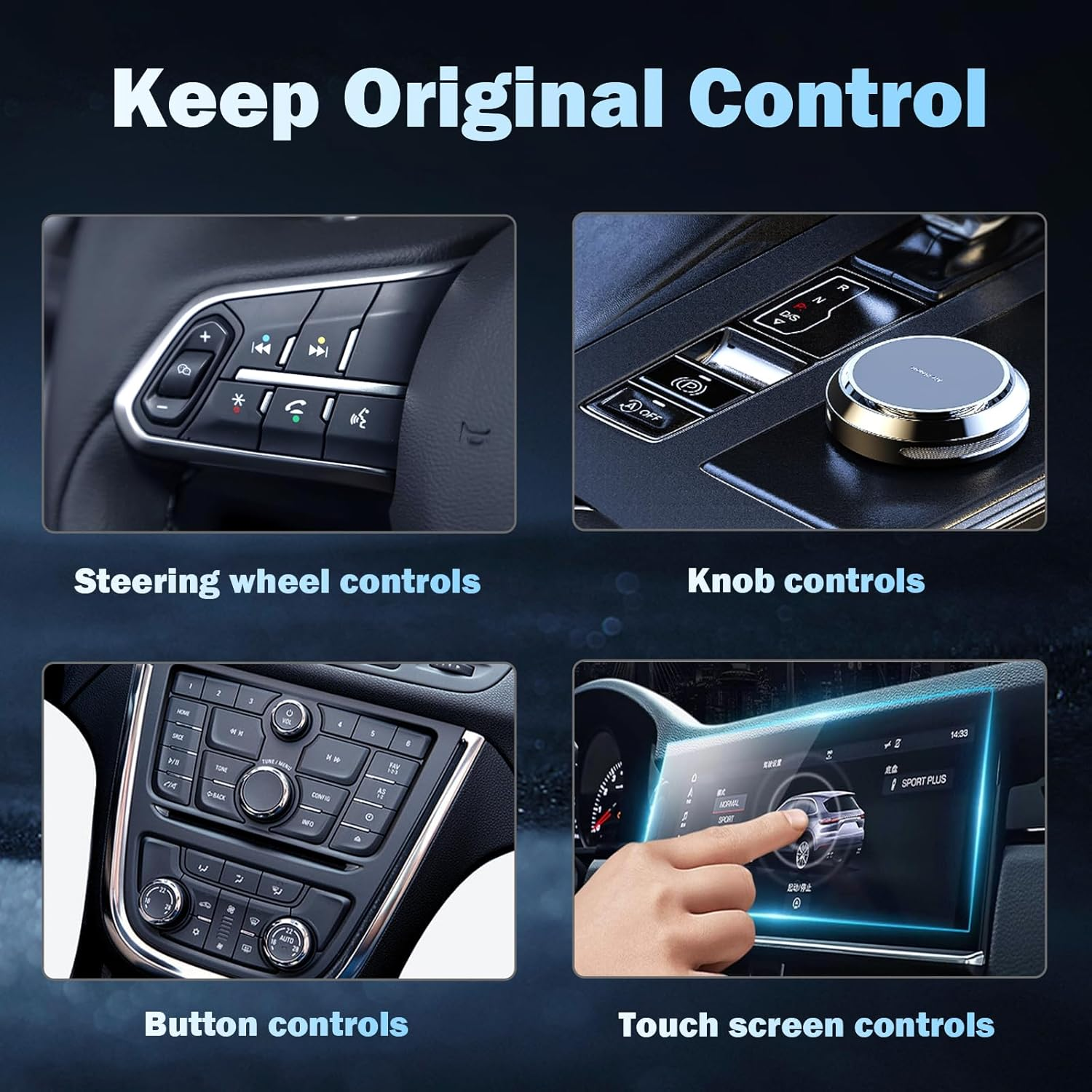 SZMDLX Wireless Carplay Adapter Dongle for Iphone and Android Auto, Plug & Play, 2In1 USB Wire to Wireless Adapter Compatible with Iphone 6/6+ Ios10/10+ Android 11/11+ & 2016+ Cars image number 6