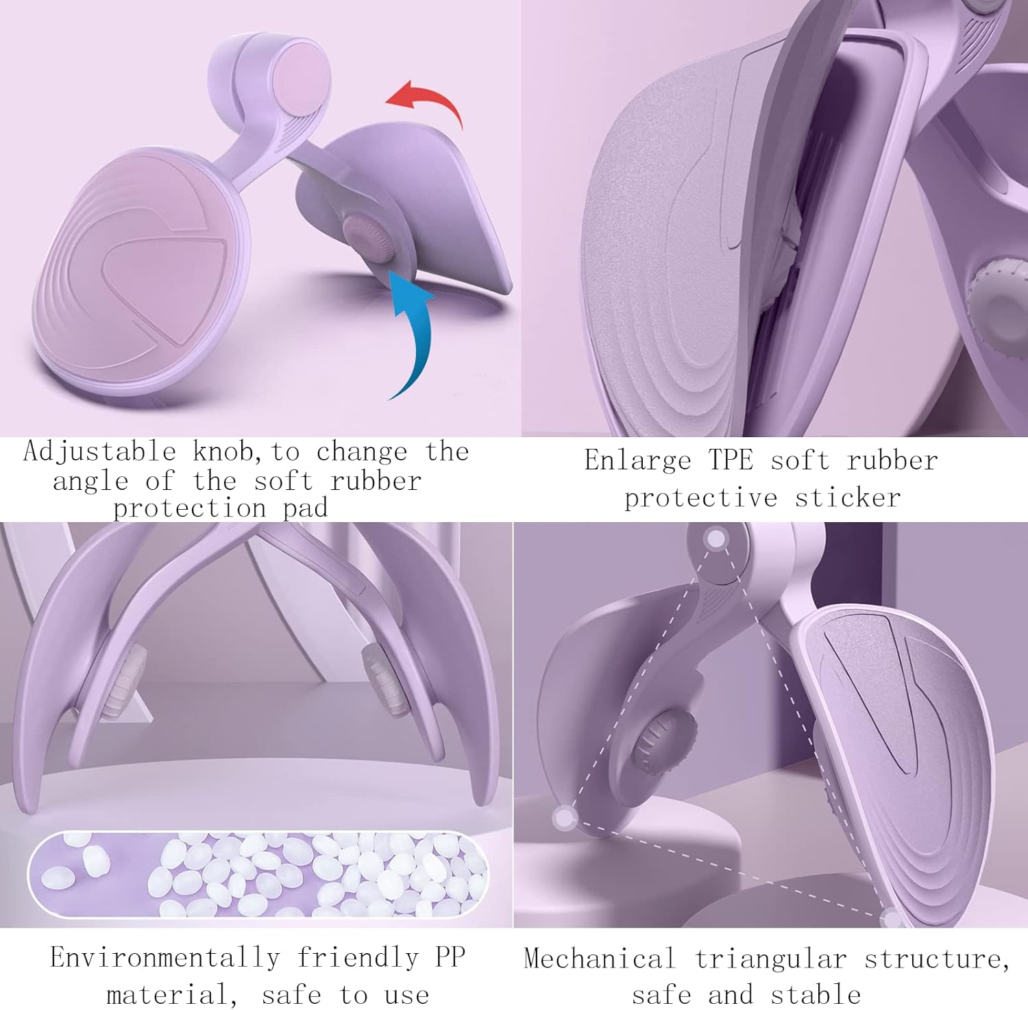 Hip & Pelvic Trainer Kegel Exerciser, Home Gym Yoga Training for Women, Inner Thigh Exerciser, Postpartum Pelvic Repair Pelvic Floor Muscle Exerciser, Arm Butt Exercise Trainer Weight Loss image number 2