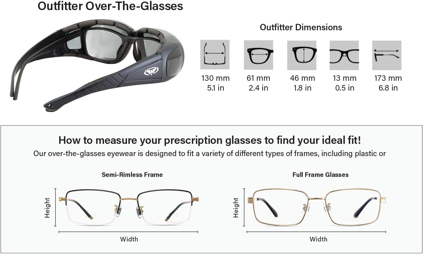 Global Vision Outfitter Motorcycle Glasses image number 2