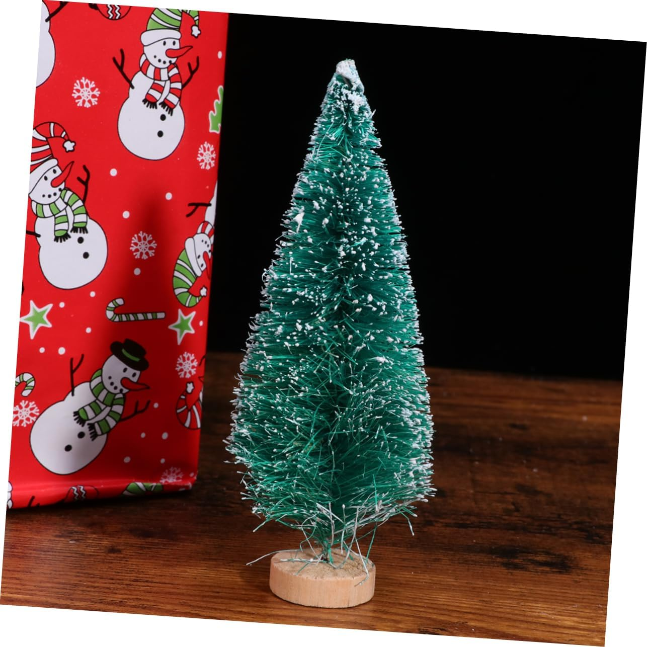 Christmas Tree Model 34Pcs Ornaments Neutral Home Decor Desktop Christmas Tree Accessory image number 4