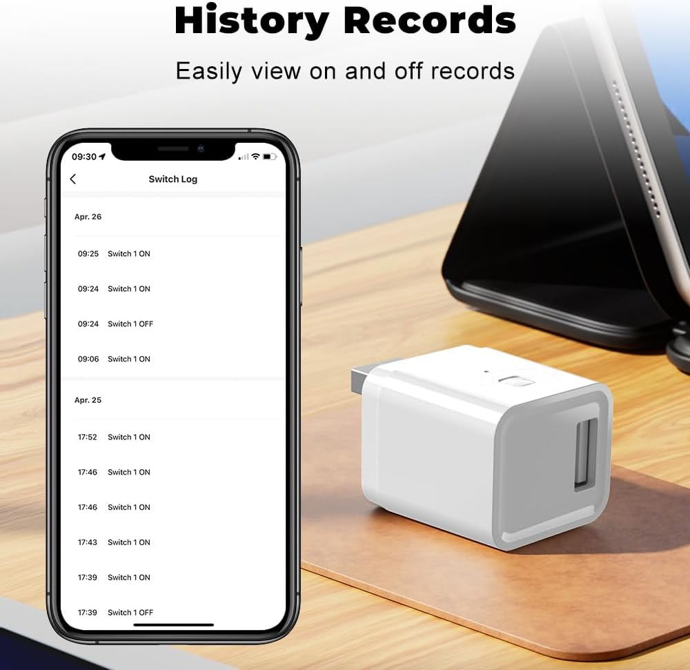 Uantii Tuya Smart Micro USB Adaptor Smart Plug Wifi Mini Power Adaptor Compatible with Alexa Works with Google Home image number 4