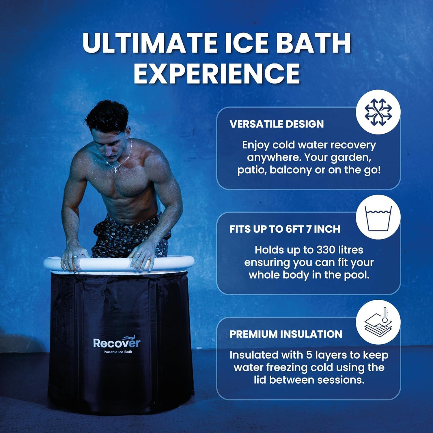 Steam Sauna Tent with Ice Bath Tub, Portable Sauna Box for Personal Home Spa for Relaxation Detox Athletes Therapy image number 6