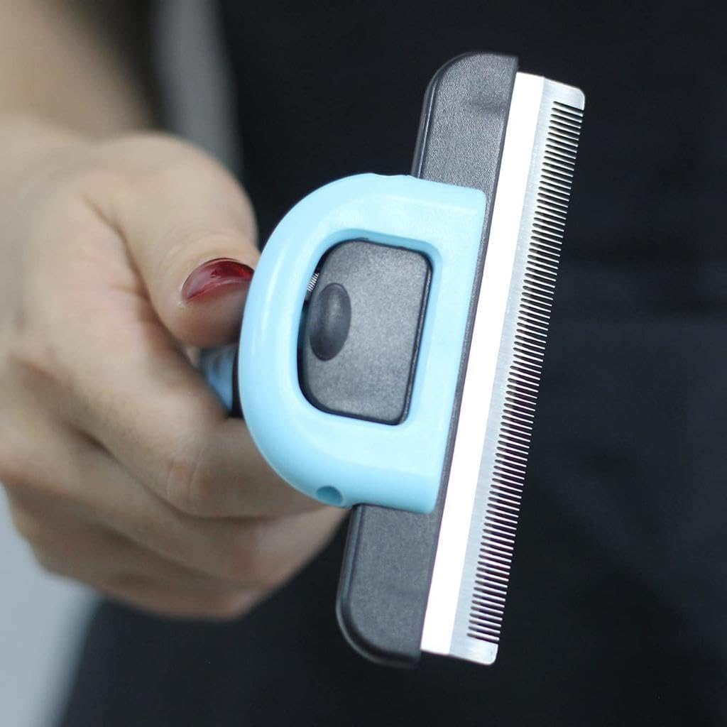 Pet Grooming Brush Cat Brush for Shedding and Grooming Dog Brush for Shedding Deshedding Brush for Cats Furminator Cat Undercoat Brush Effectively Reduces Shedding by up to 95% for Short Medium and Long Hair image number 6