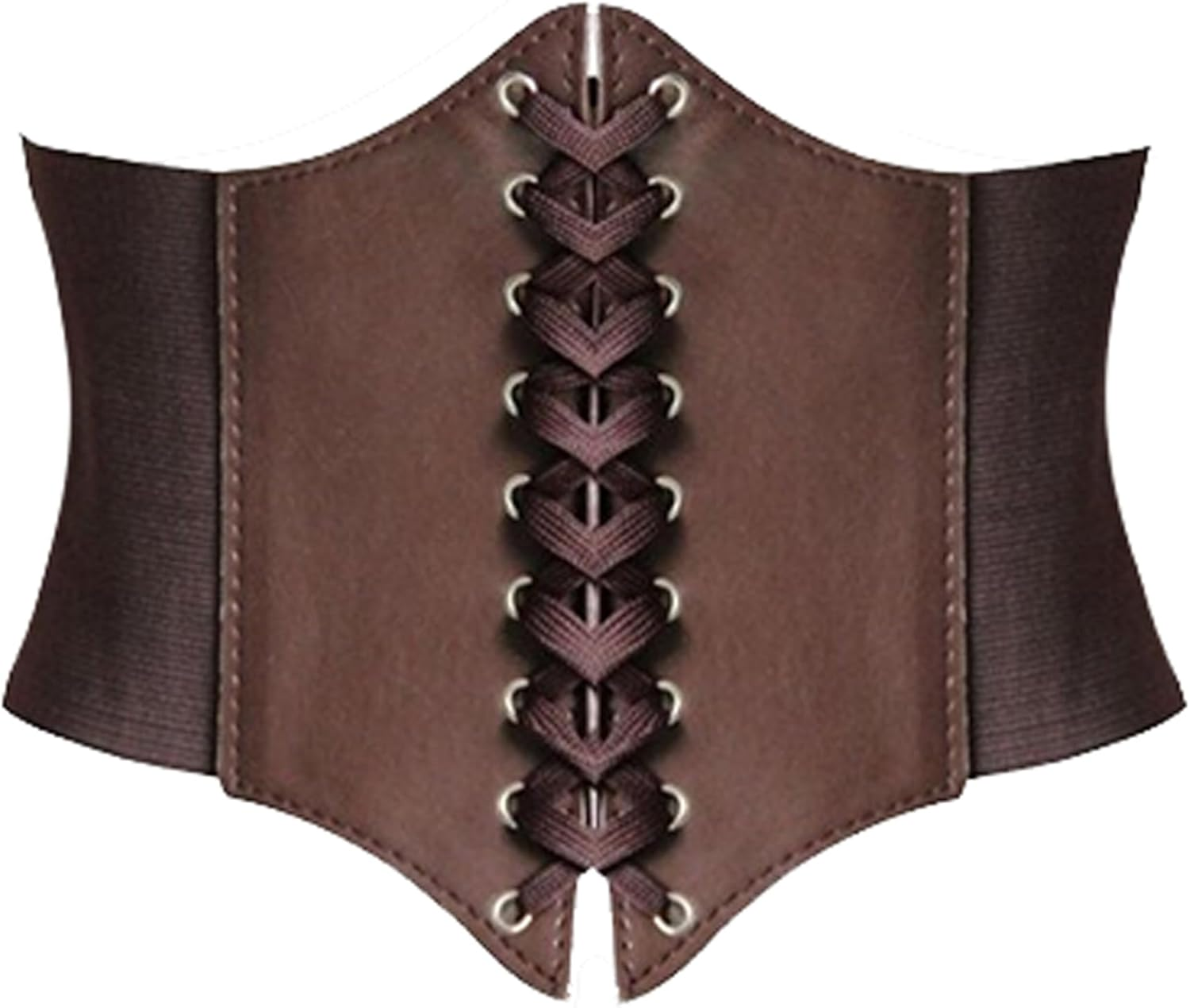 Alivila.Y Fashion Corset Women'S Faux Leather Underbust Waist Belt Corset