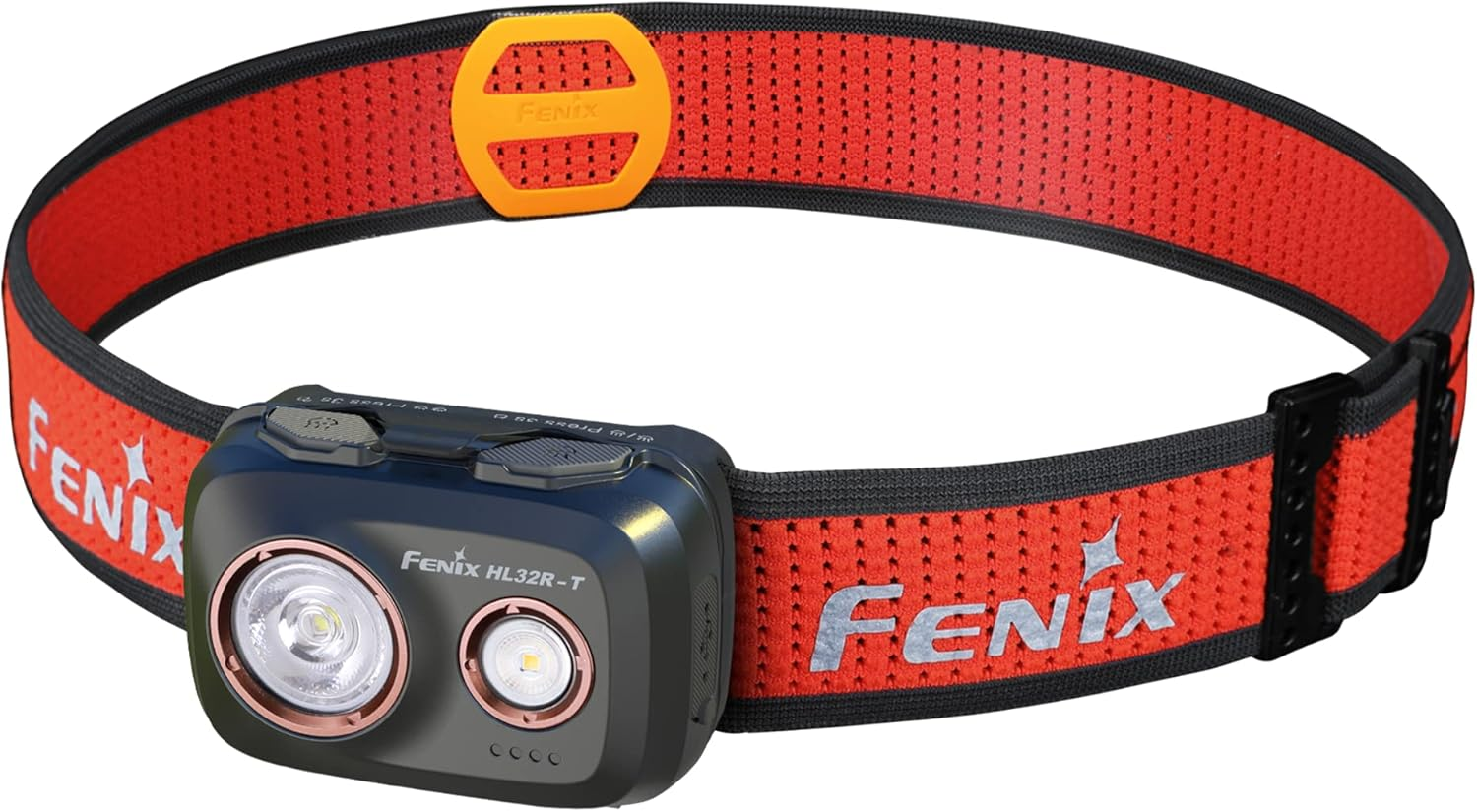 Fenix HL32R-T Rechargeable Headlamp - Lightweight 800 Lumen USB-C Headlight - Sport Headband LED Light - Rainproof & Dustproof Headlight - Torch for Trail Running, Mountaineering, Trekking (Dark Blue)