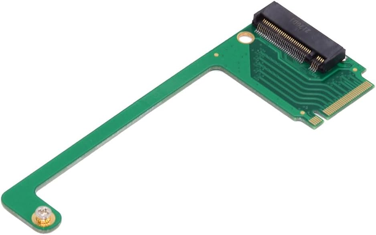 Cablecc M-Key 22X30Mm NVME to 22X80Mm Extension Angled SSD Upgrade Adapter Compatible with ROG Ally Gaming image number 5