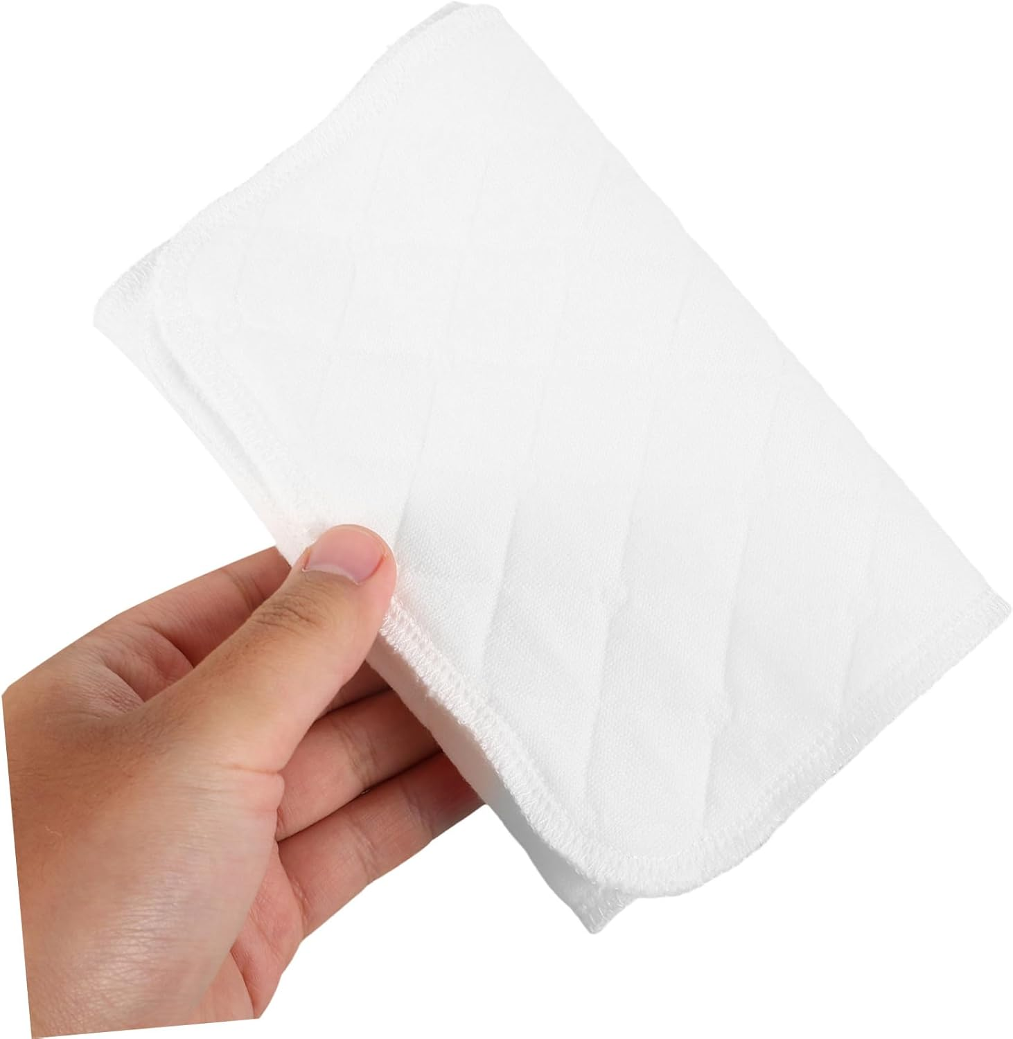 Alasum 5Pcs Changing Pads Reusable Cotton Urinary Cloths for Newborns Boys Burp Towels Bath Essentials Washable image number 3