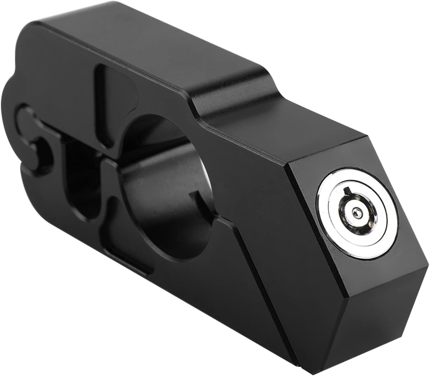 Brake Lever Lock, Rustproof Motorcycle Grip Lock Safety Lock for Motorbike for Electric Motor Car for Driving for Cycling (Black) image number 3