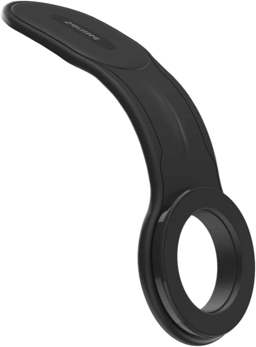 Philips Car Dashboard Phone Holder Stand Mount, Gravity Bracket, Secure, Adjustable, Long Arm, Bend Any Angle and Compatible with Iphone, Android, 4-7.2 Inch, Black