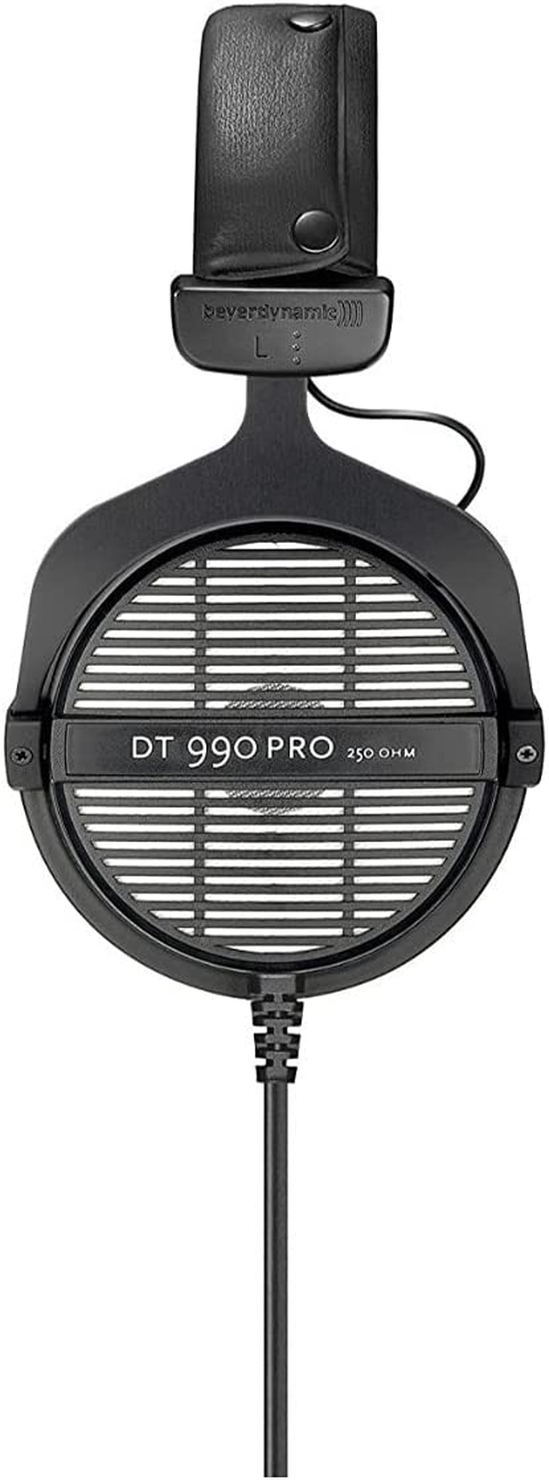 Beyerdynamic DT-990 Pro Acoustically Open Headphones (250 Ohms) with Knox Gear Headphone Hanger Mount with Built-In Cable Organizer Bundle (2 Items)