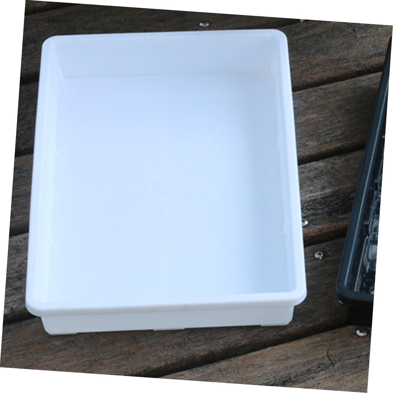 MOBUTOFU 2Pcs Plastic Flower Pot Tray Plant Saucer Reusable for Indoor Plants Water Catcher Container for Potted for Gardening Accessories and Care